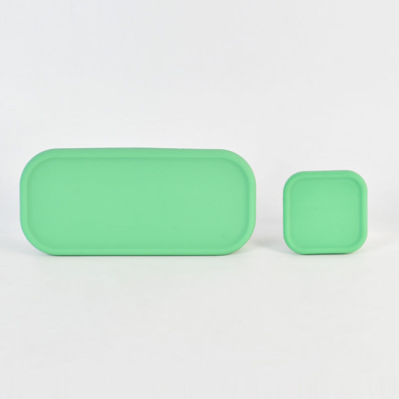 Komunuri Leakproof Stainless Steel Snack Box - Set of 2 - Mint Aqua