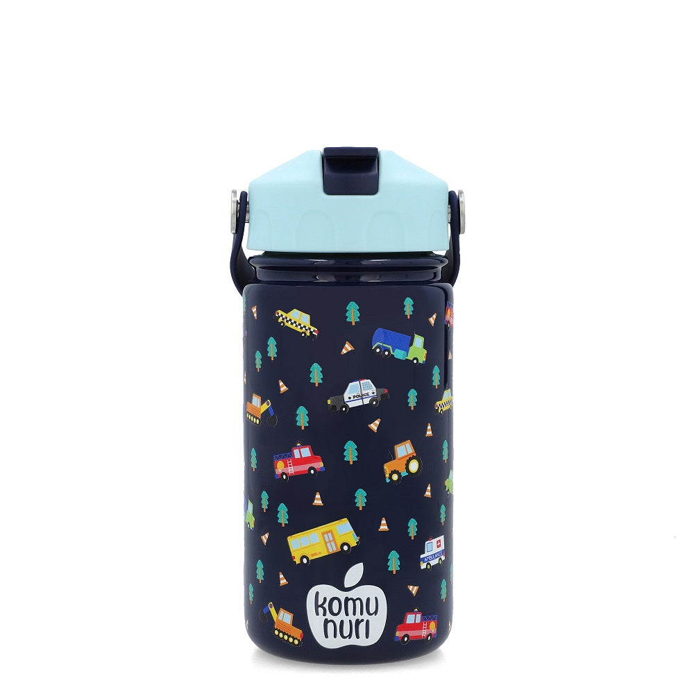 KomuNuri Stainless Steel Kids 14 OZ Water Bottle with Covered
