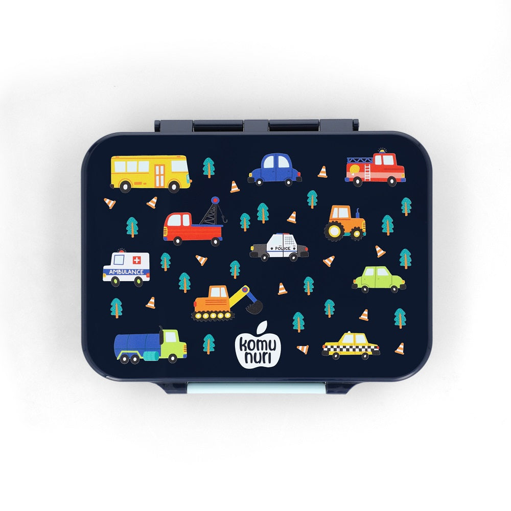 LeakProof Bento Lunch Box - 4 or 5 Compartments - Deep Blue