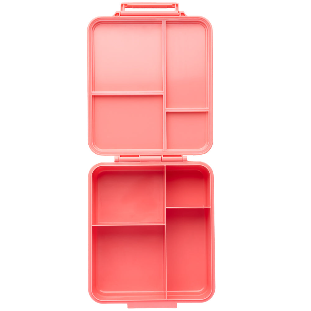 Premium Tritan Leakproof Bento Lunch Box - 4 Compartments -  PINK - LEOPARD